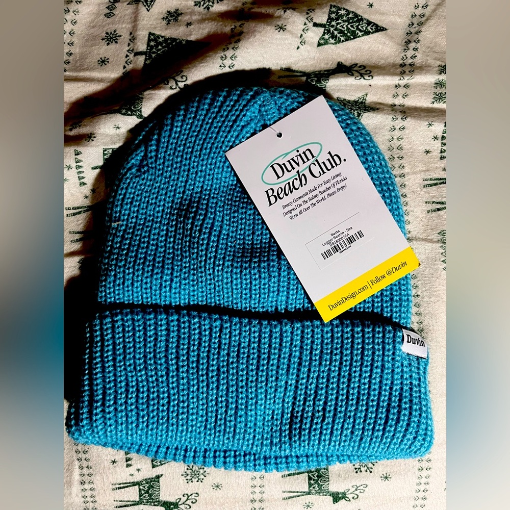 MAKE OFFER: Duvin Design Logger Beanie, Teal Blue
 Brand New! ☺️